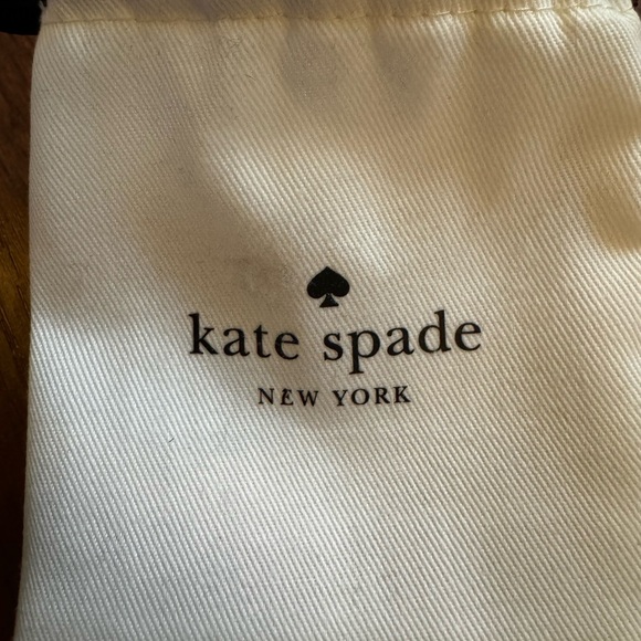 Kate Spade Gold Tone Bow and Cream Pearl Earrings - Picture 4 of 6